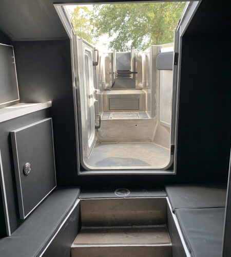 internal view of ships doorway